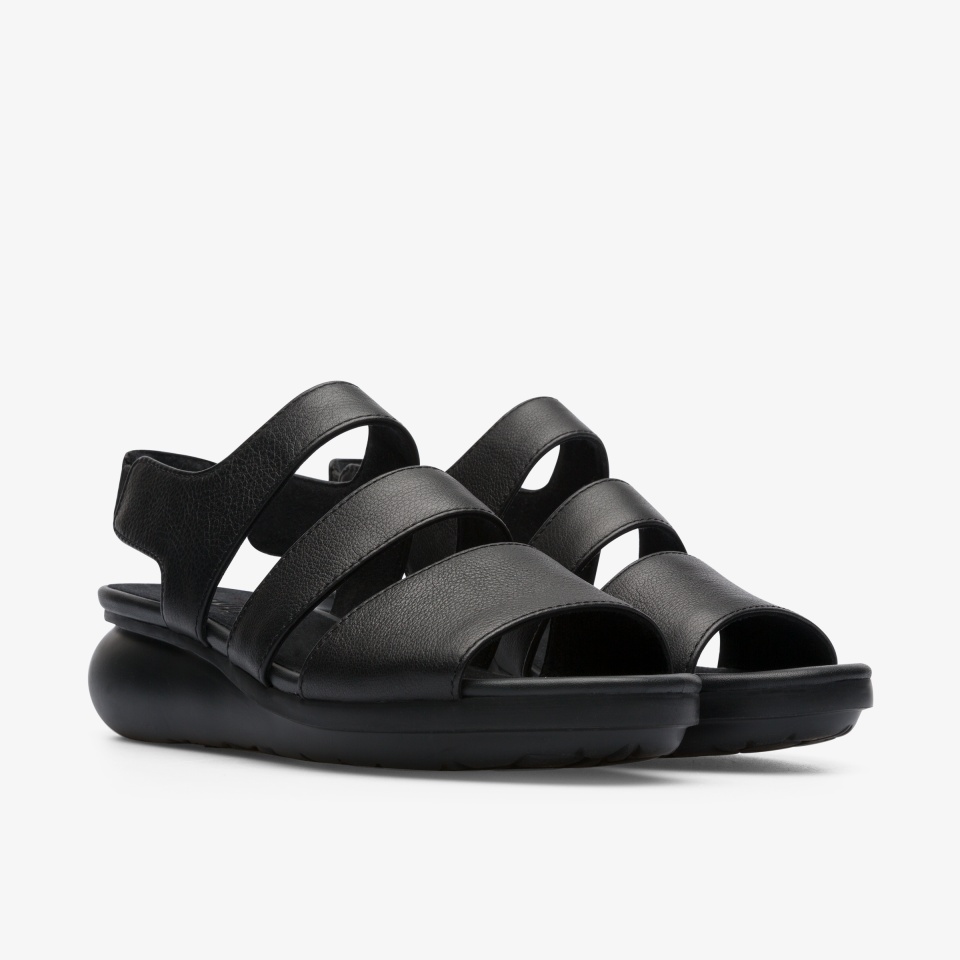 Camper Balloon Black - Camper Women's Wedges ||7860-ZXLEB||